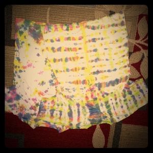 ×2 Adult SMALL V-neck Tie dye Tees